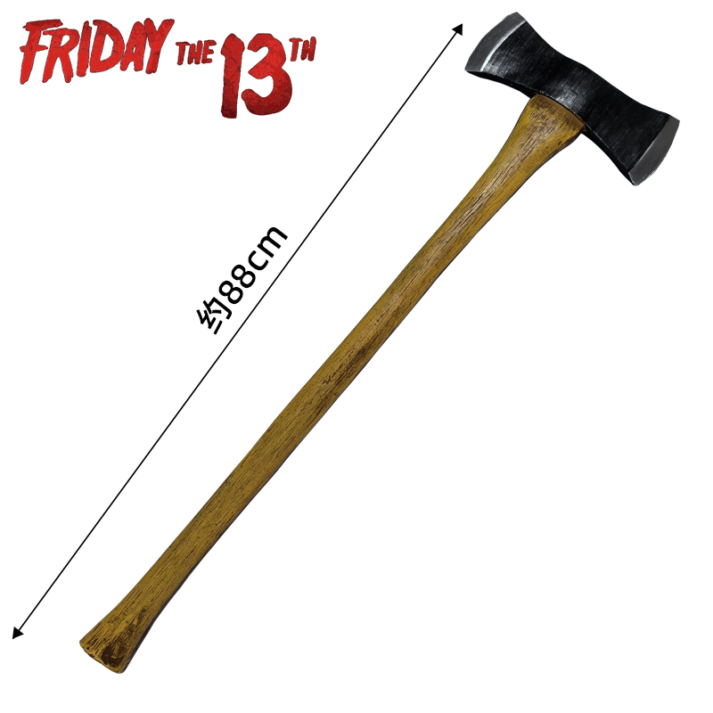 Cosplay Prop Axe - Cosplay 1:1 Ölçekli Jason Sarı Çift