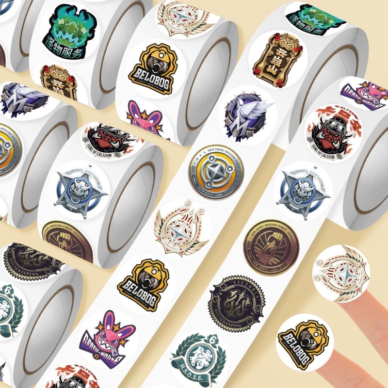 Cosplay Prop Diy - Zenless Zone Zero Sektör Logosu Çıkartmaları