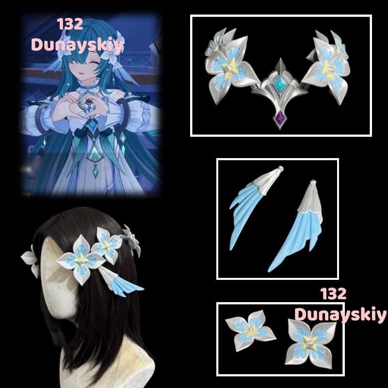 Cosplay Prop 3D Print Settings - Snezhnaya Vodyanitsa Alyosha Odette Cosplay Başlığı