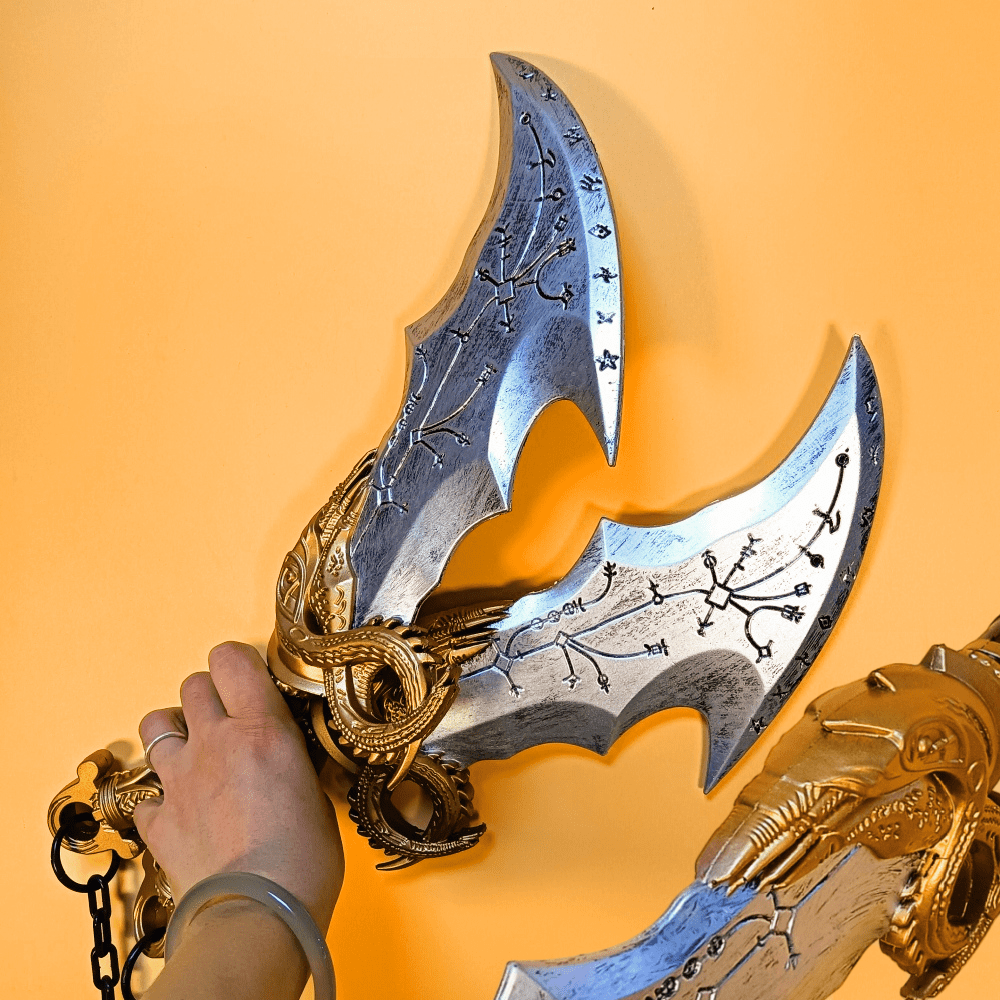 Cosplay Prop Axe - 45cm PU Kratos Katanası Şam Kılıcı