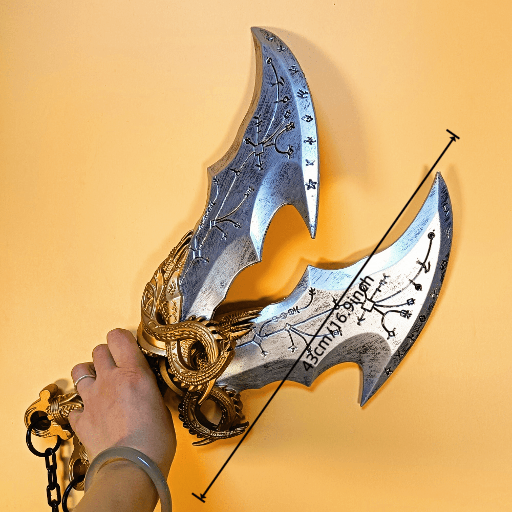 45cm PU Kratos Katanası Şam Kı - Cosplay Prop Axe incelemesi ve fiyatı